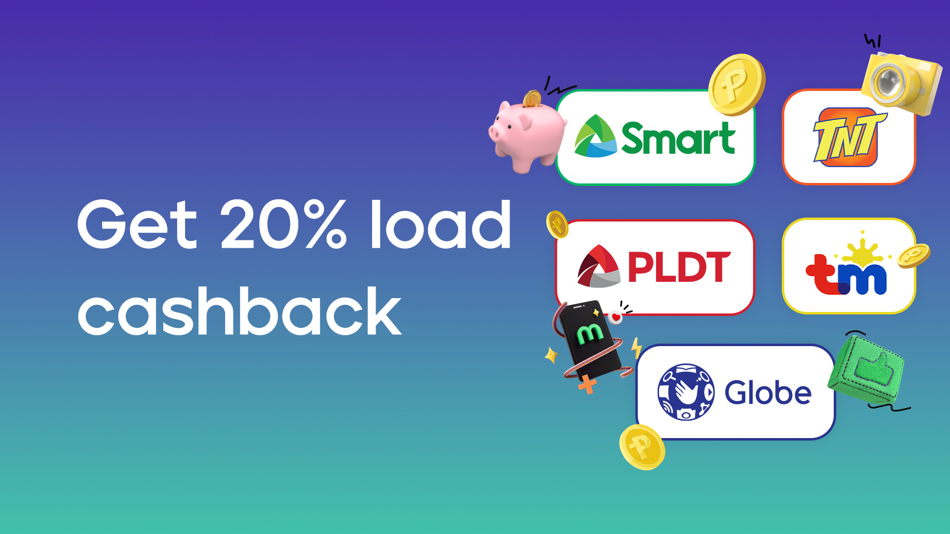 Get 20 Cashback on Load_Deals