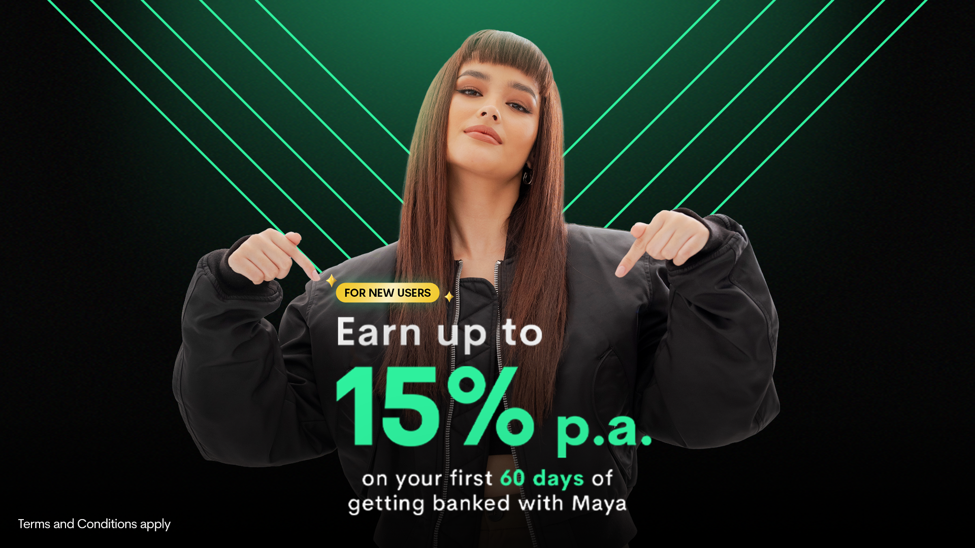 Get up to 15% p.a. for 60 days when you move to Maya today!
