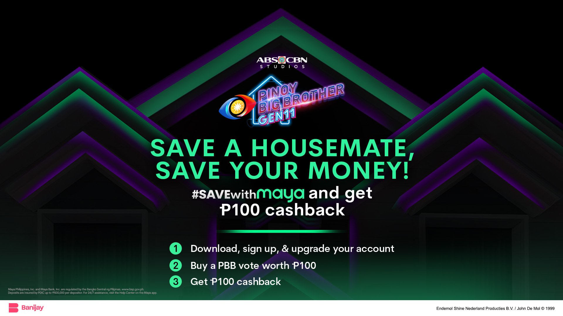 New user exclusive: Get ₱100 cashback when you save a housemate!