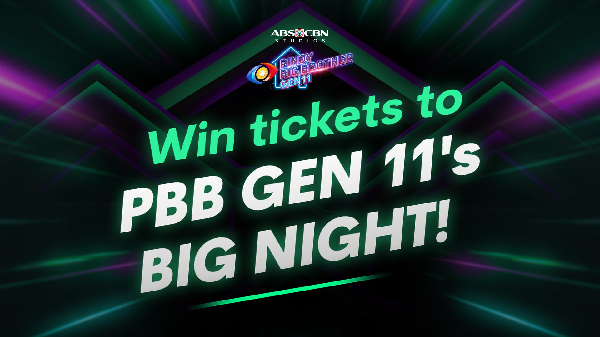 Win tickets to Pinoy Big Brother Gen 11 Big Night!