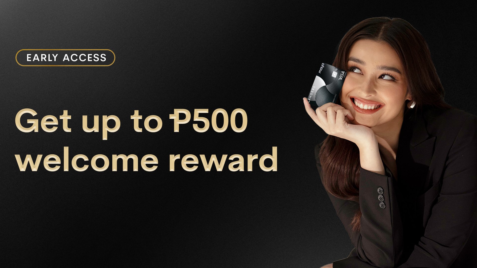 Get up to P500 welcome reward